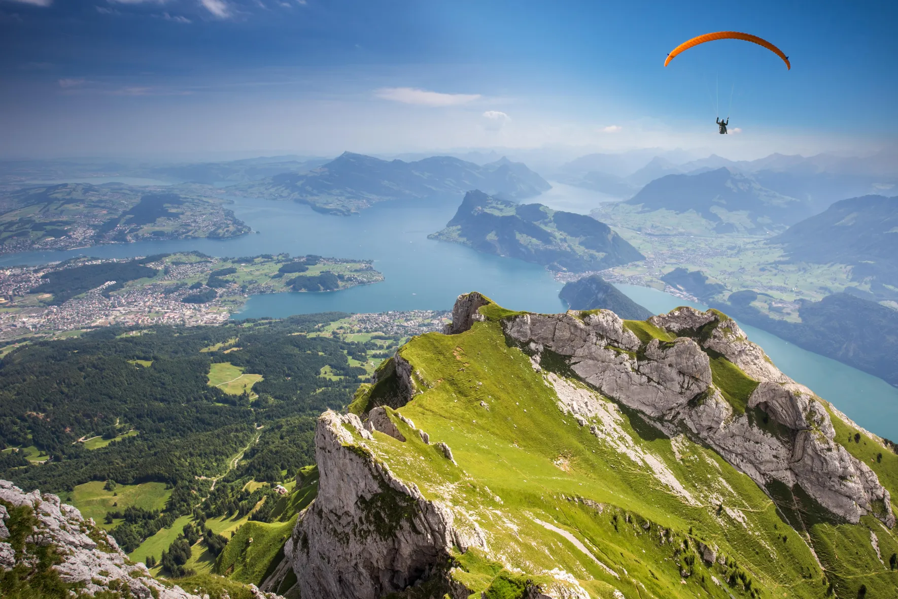 Scenic Swiss landscape